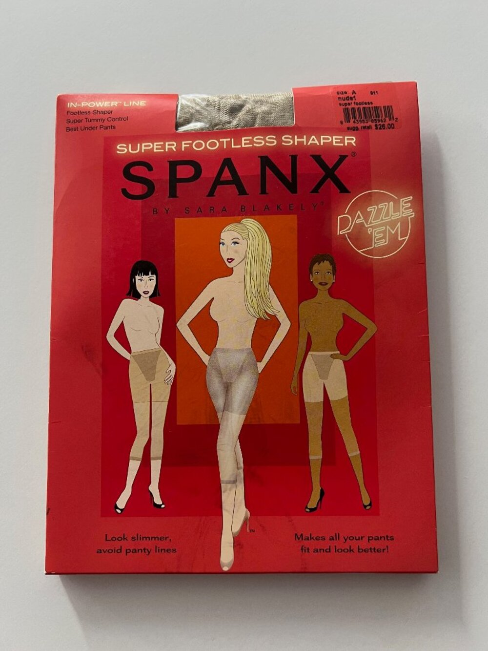 New in Box Spanx Super Footless Shaper Nude 1 Size A $26